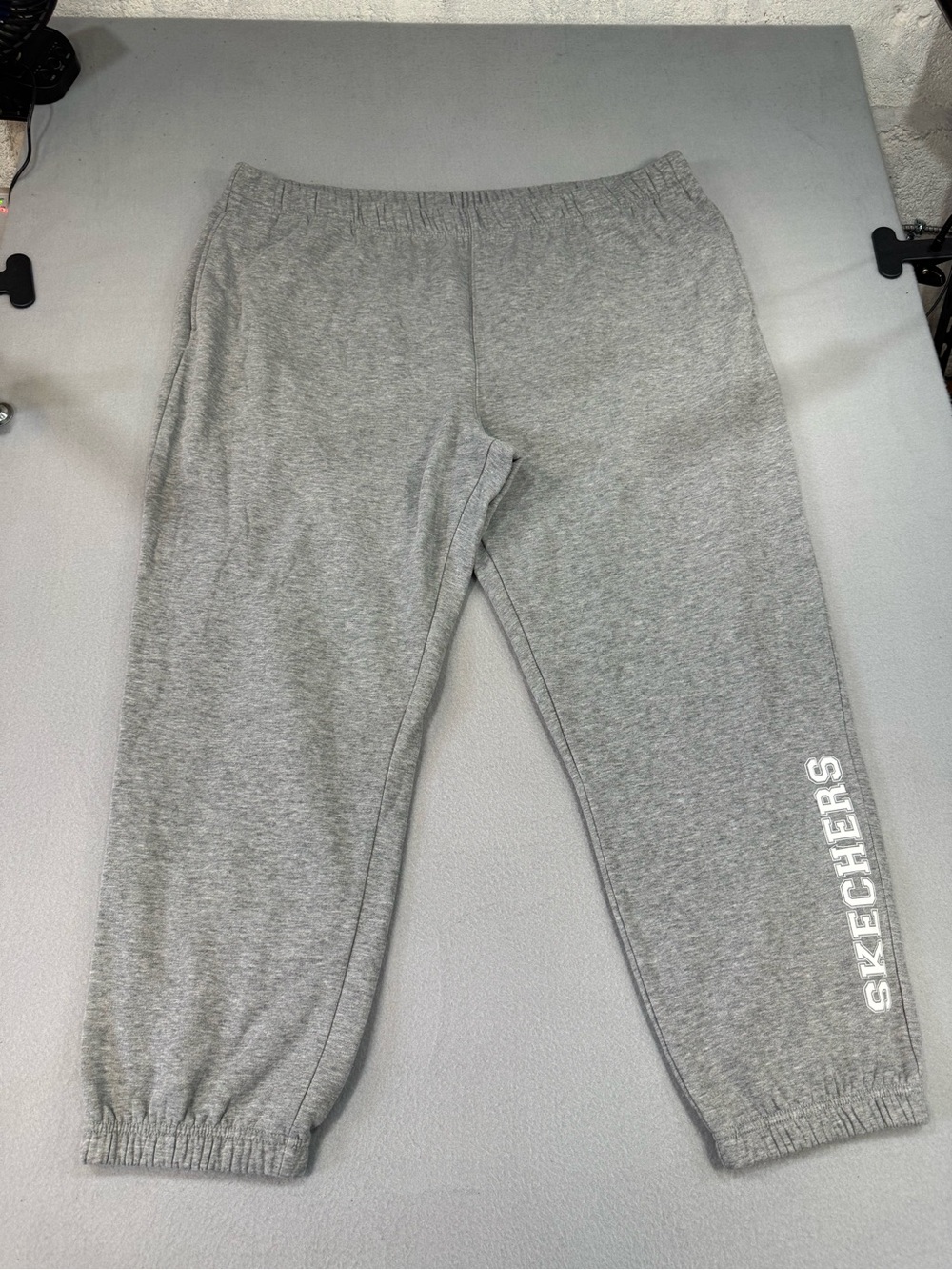 Skechers Women’s Heather Gray Logo Jogger Sweatpants 3XL